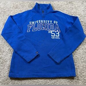 University Of Florida Gators NCAA Jansport 1/4 Zip Jacket‎ Football Retro Small
